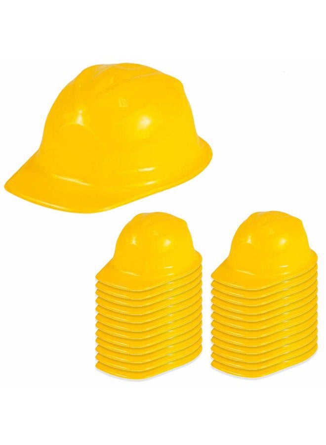 Funny Party Hats Child Construction Hats - Soft Plastic Construction Helmets by Funny Party Hats (24 Pack)  - Image 1