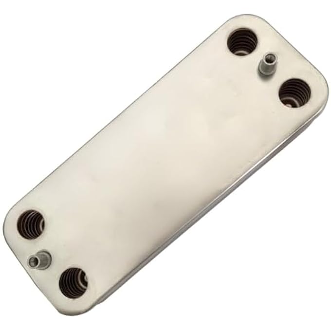 COMPATIBLE PLATE HEAT EXCHANGER FOR IDEAL LOGIC E24, ES24, CODE COMBI ES26, 24HE, INDEPENDENT C24, ESPIRIT 24, ESPRIT 2 HE24 BOILERS  DHW DOMESTIC HOT WATER  PART NUMBER 175417 - Image 2