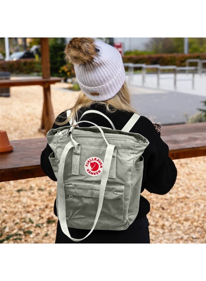 Fjallraven Arctic Fox Single/double Shoulder Backpack Casual Handbag Uni School Bag 23710-021 Mist Grey 14l - Image 1