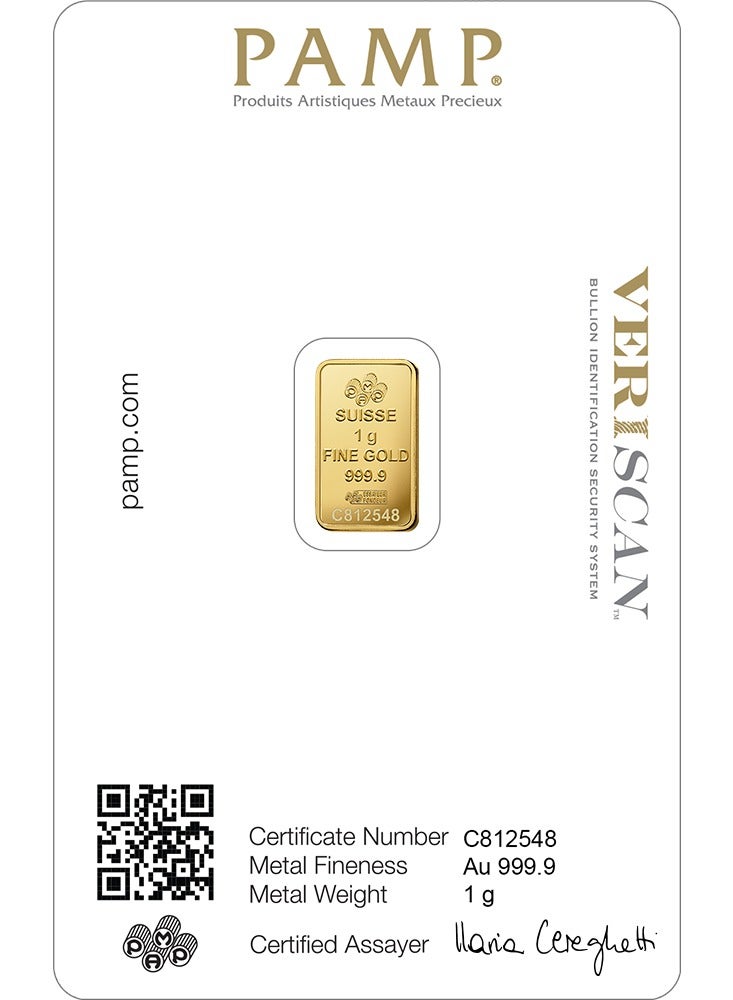 PAMP Lady Fortuna™ Gold Minted Bar - 1g 999.9 PURITY - Image 2