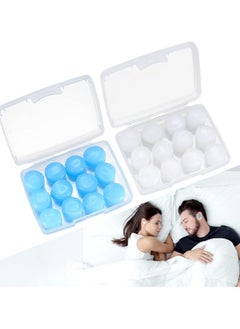 ARNOTEC 3 Pairs Reusable Ultra Soft Silicone Earplugs for Sleep, 27dB SNR Waterproof Noise Cancelling, Earplugs for Sleeping, Shooting Range, Swimming, Snoring, Airplanes, Work and Study.  - Image 2