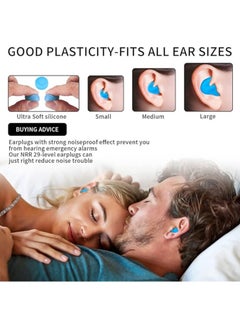 ARNOTEC 3 Pairs Reusable Ultra Soft Silicone Earplugs for Sleep, 27dB SNR Waterproof Noise Cancelling, Earplugs for Sleeping, Shooting Range, Swimming, Snoring, Airplanes, Work and Study.  - Image 4