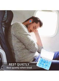 ARNOTEC 3 Pairs Reusable Ultra Soft Silicone Earplugs for Sleep, 27dB SNR Waterproof Noise Cancelling, Earplugs for Sleeping, Shooting Range, Swimming, Snoring, Airplanes, Work and Study.  - Image 3