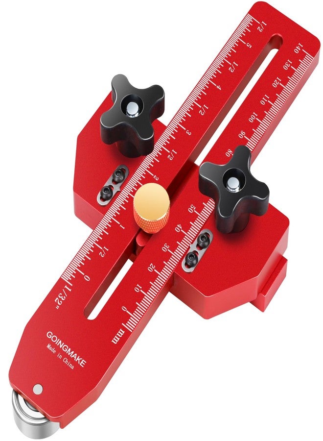 GOINGMAKE Thin Rip Jig Table Saw Jig Guide, Making Repetitive Narrow Thin Strip Cuts, Anti-Kick Back, Fits for 3/8" x 3/4" T and U Slot, for Table Saw Band Saw Router Table Woodworking Tools - Image 1
