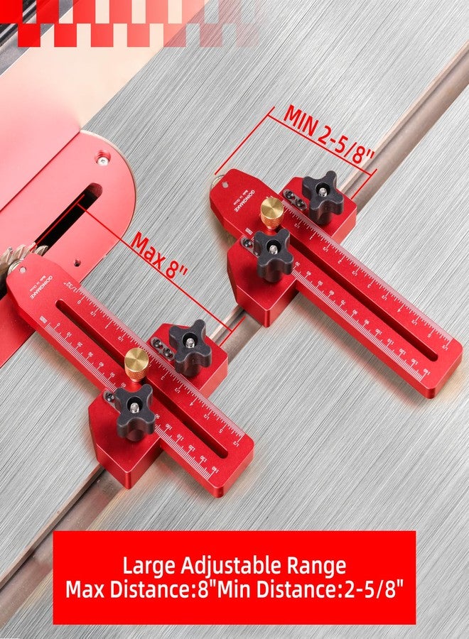 GOINGMAKE Thin Rip Jig Table Saw Jig Guide, Making Repetitive Narrow Thin Strip Cuts, Anti-Kick Back, Fits for 3/8" x 3/4" T and U Slot, for Table Saw Band Saw Router Table Woodworking Tools - Image 3