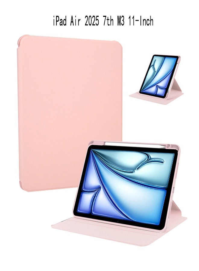 for iPad Air 2025 7th M3 11-Inch  Case Cover, Tablet Protective Case  , Acrylic 360 ° Rotating Design, Automatic Wake-up/sleep - Image 1