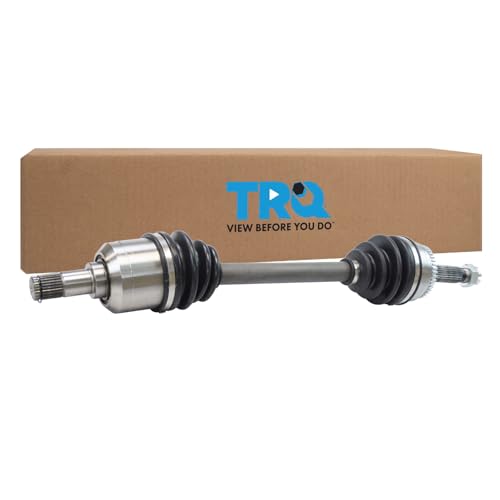 TRQ Front Left CV Axle Shaft Assembly Drivers Side Compatible with 2001-2005 Chrysler Sebring Dodge Stratus 2000-2005 Mitsubishi Eclipse 1999-2003 Galant - Image 2