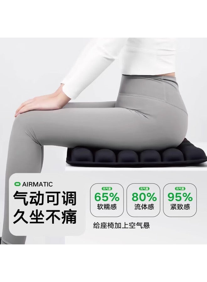 Yuzhaolin Lumbar Support Cushion, Comfortable And Breathable Office Chair Pad, Buttocks-shaping Home Chair Cushion With Integrated Backrest And Lumbar Support
