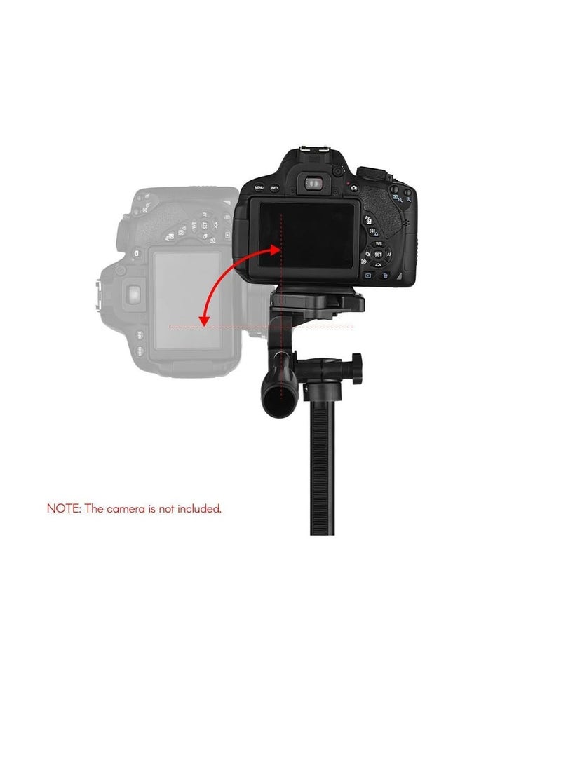 PADOM Padom 3366 Aluminum Tripod (55-Inch), Universal Lightweight Tripod with Mobile Phone Holder Mount & Carry Bag for All Smart Phones, Gopro, Cameras  - Image 3
