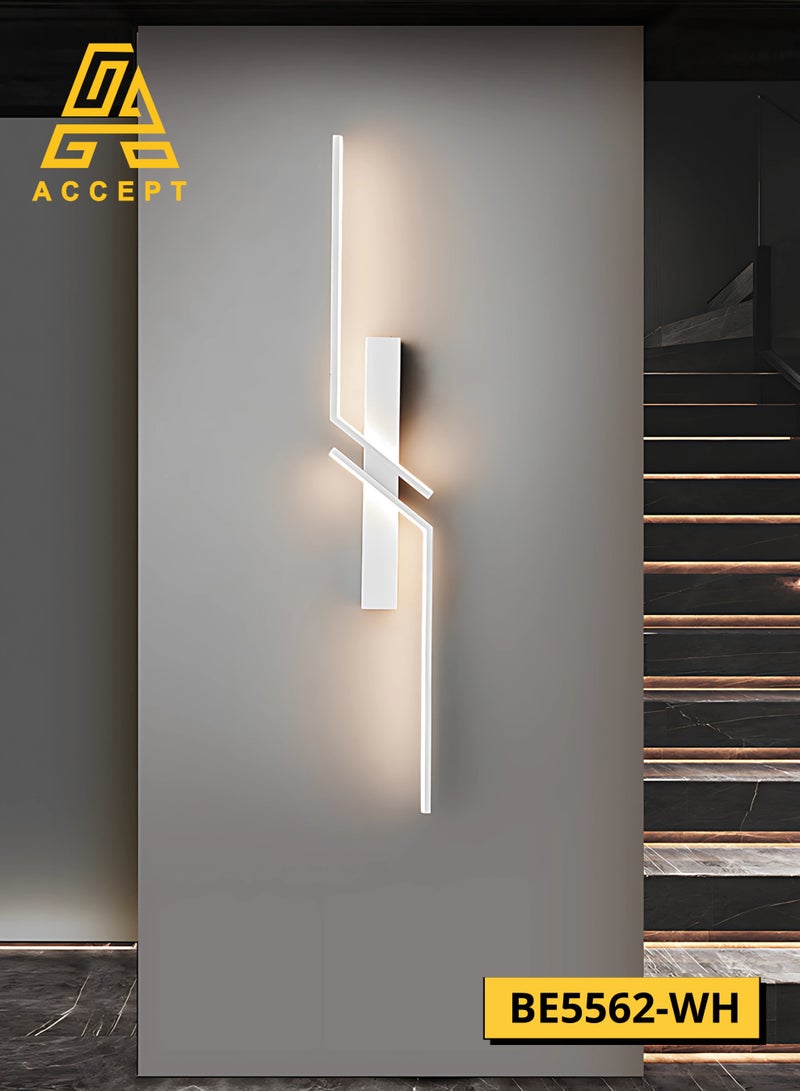 ACCEPT Modern LED wall light, no wires required, TYPE-C battery charging - Image 1