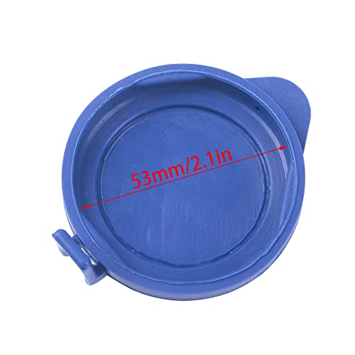 Rrina Windshield Wiper Washer Fluid Reservoir Tank Bottle Cap Inner Diameter 53mm/2-3/32 inch for Most Ford Focus - Image 2
