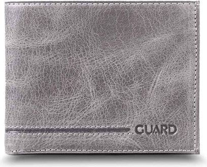 Guard Antique Gray Classic Leather Men's Wallet  - Image 1