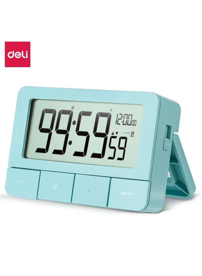 Deli Multifunctional Alarm Clock Timer, Student Defense Exam, Kitchen Cooking Time Management, Green, 8841 - Image 5