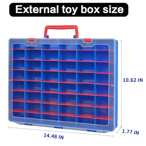 ALCYON Case Compatible with Akedo Ultimate Arcade Warriors Starter Collector Bundle Pack, Toys Storage Holder Container for Mini Battling Action Figures Playset & for Battle Arena Controller-Box Only(Blue) - Image 5