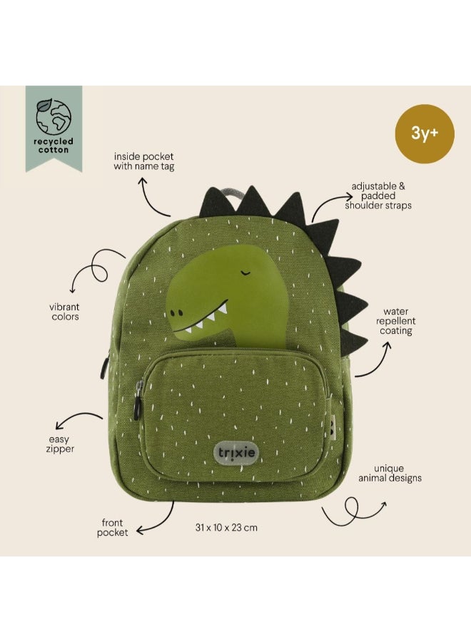 Trixie Kids Backpack Regular - 12 Inch/30.5 cm - Mr. Dino - Image 2