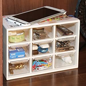 NOMAZO 9 Grids Plastic storage Organizer Jewelry Storage Box Transparent Organizer Box for Earring Fishing Hooks 9 Drawer box - Image 4