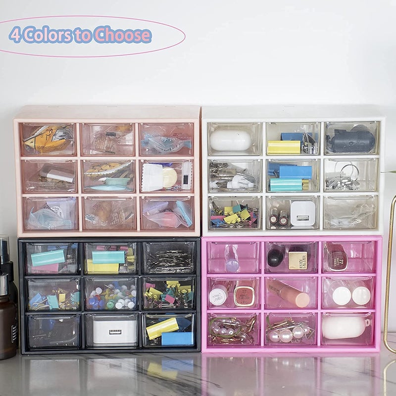 NOMAZO 9 Grids Plastic storage Organizer Jewelry Storage Box Transparent Organizer Box for Earring Fishing Hooks 9 Drawer box - Image 5