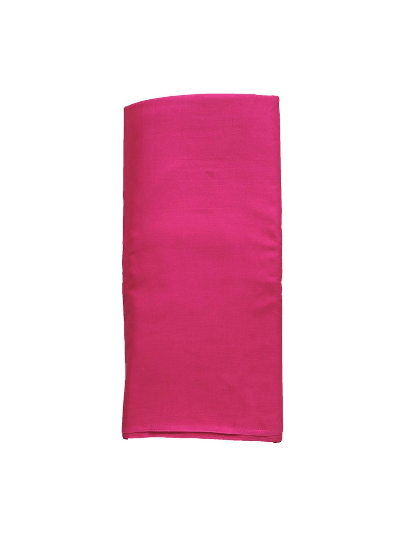 NK Textiles Women's Plain/Solid 100% Pure Cotton Unstitched Fabric | for Making Kurti, Palazzo, Salwar, Gown, Garment etc. | Premium Dress Material (10 Color Options), Rani Pink - Image 1