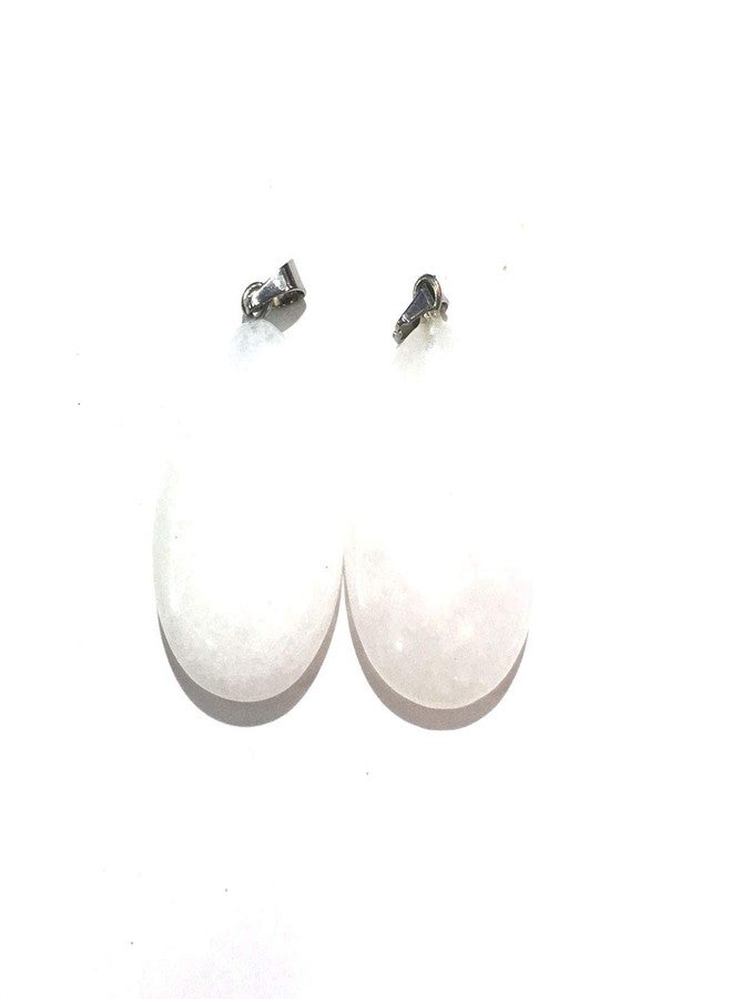 Zotoone 20pcs Natural Stone Pendants,Oval Semi Precious Stone Rose Quzrtz Tige’s eye 16X24mm Charms for DIY Bracelet Necklace Jewelry Making Gift (20pcs Random Colors) - Image 5