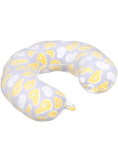 Comfy Neck Support Soft Fiber Travel Neck Pillow U-Shape For Car, Travel, Office,Airplane and Gifts Yellow