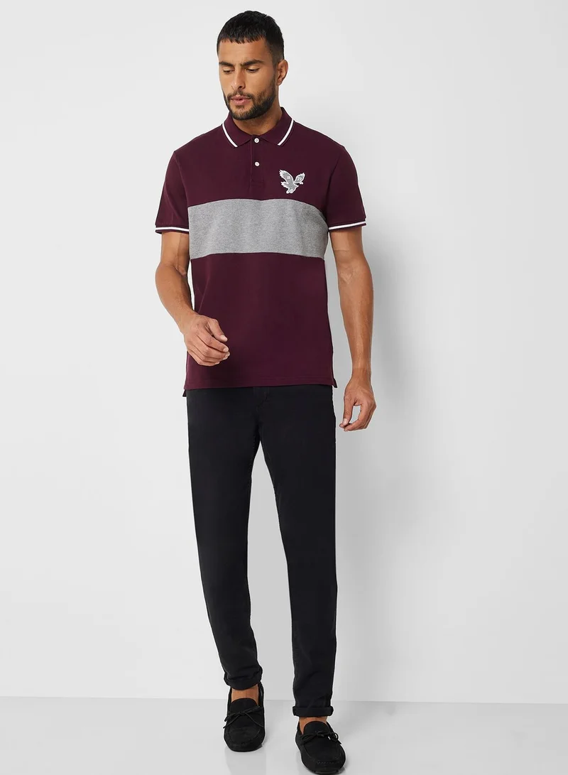 امريكان ايجل Color Block Pique Polo