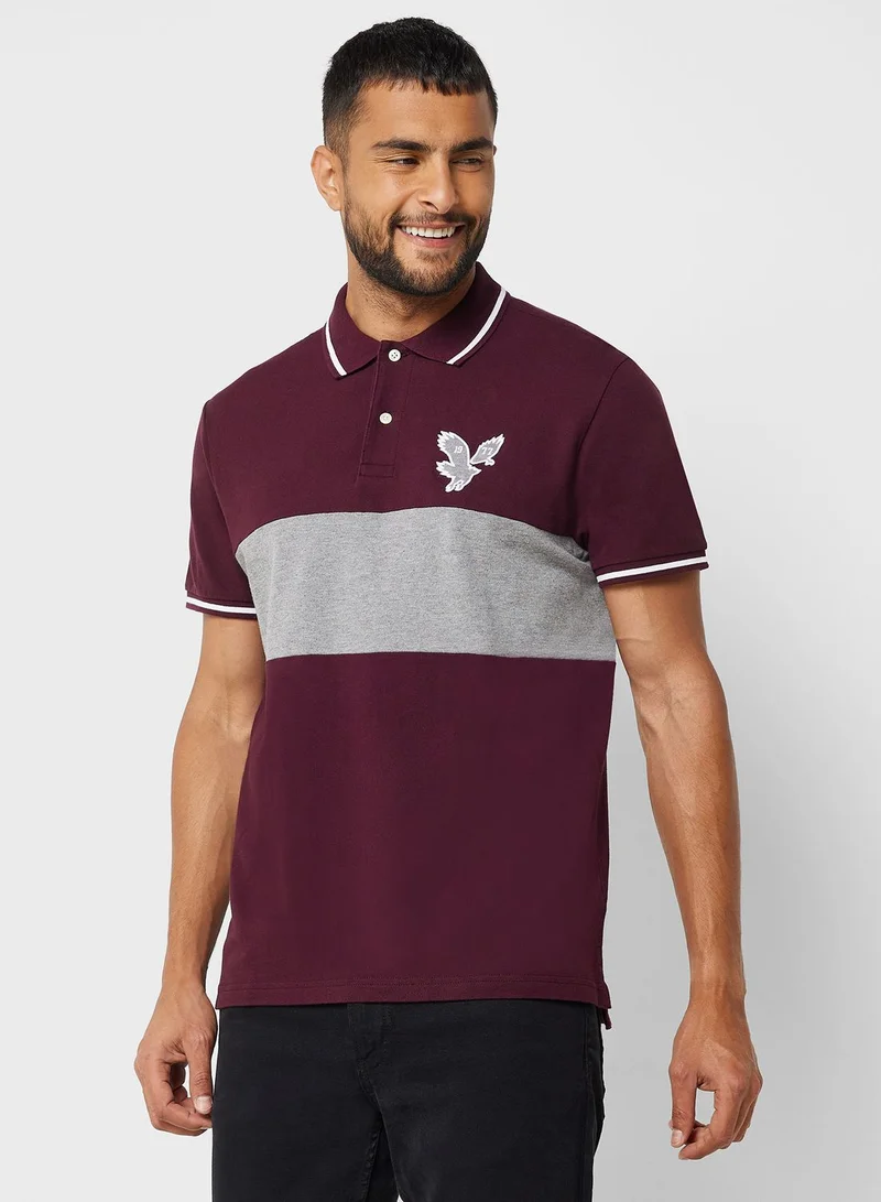 امريكان ايجل Color Block Pique Polo