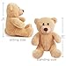 BenBen Teddy Bear Stuffed Animals 8 inch Teddy Bear Bulk 2 Pack Baby Bear Plush Toy for Baby Shower Easter Decoration Gift for Boys Girls Girlfriend Birthday Anniversary - Image 2