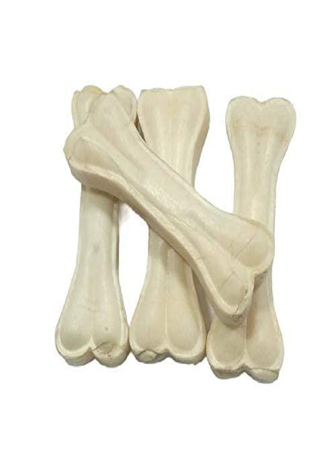 ADB CREATIONS Rawhide Chicken Flavor Dog Chew Calcium Bone for Young, Small Dogs of All Breeds (4-Inch-1-KG) White - Image 4