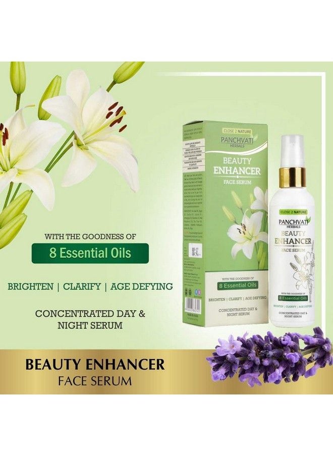 Panchvati Beauty Enhancer Face Serum Skin Clearing Serum Brightening Antiaging Skin Repair Supercharged Face Serum Dark Circle Fine Line & Sun Damage 100 Ml  - Image 5
