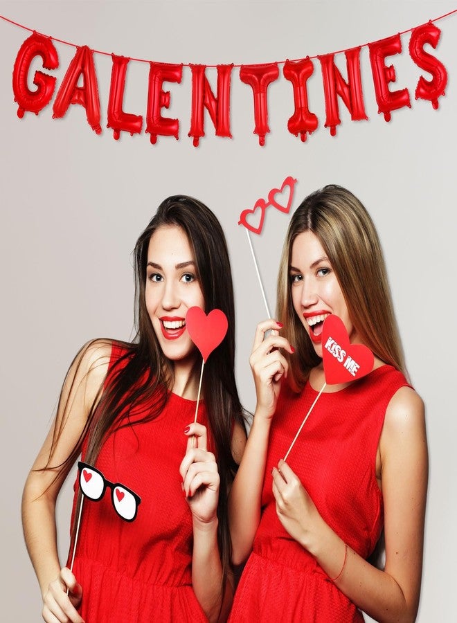 بالونات حمراء مقاس 16 بوصة تحمل حروفًا لعيد الحب، بالون فويل لعيد الحب، لافتة بالونات حب لتزيين حفلات الزفاف والخطوبة وعيد الحب وحفلات توديع العزوبية - Image 4