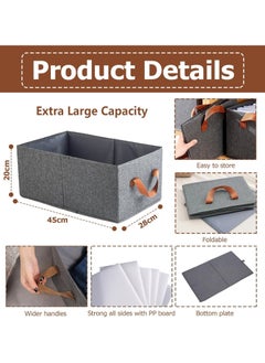 Arabest 6 Pieces Bedroom Clothes Storage and Organization Box  - Image 3