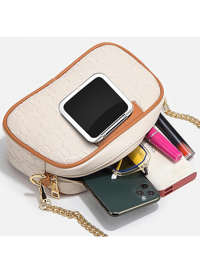 erorex Makeup Mirror Compact 15X Magnifying Makeup Mirror For Travel Sided With 15X Magnifying And 1X Mirror For Purses Square - Image 5