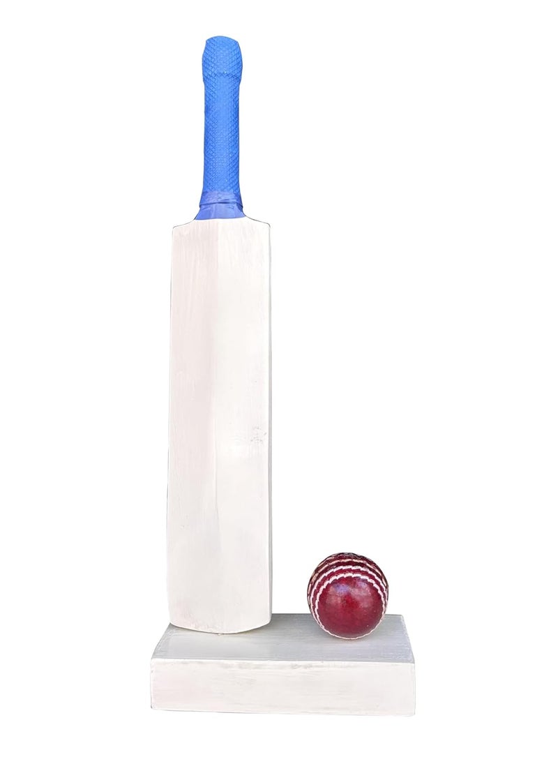 Frixan Wood Decorative Cricket Miniature Set Virat kohli Autograph Printed (Not Original), Autographed Mini Bat with Display Stand and Ball, Sports Memorabilia Showpiece - Image 5