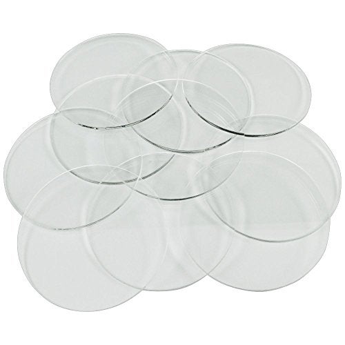 LITKO Clear Circular Miniature Bases | 1.5mm Thick | Round Figure Stands for Wargaming Boardgaming and Collectible Figures (60mm Clear Round Bases - 10 Pack) - Image 1