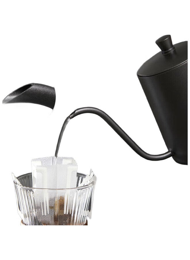 Teotm Pour-Over Kettle With Narrow Spout, Coffee Maker For Home Use, Drip Coffee Kettle, 304 Stainless Steel Pot, Black, 600Ml - Image 3