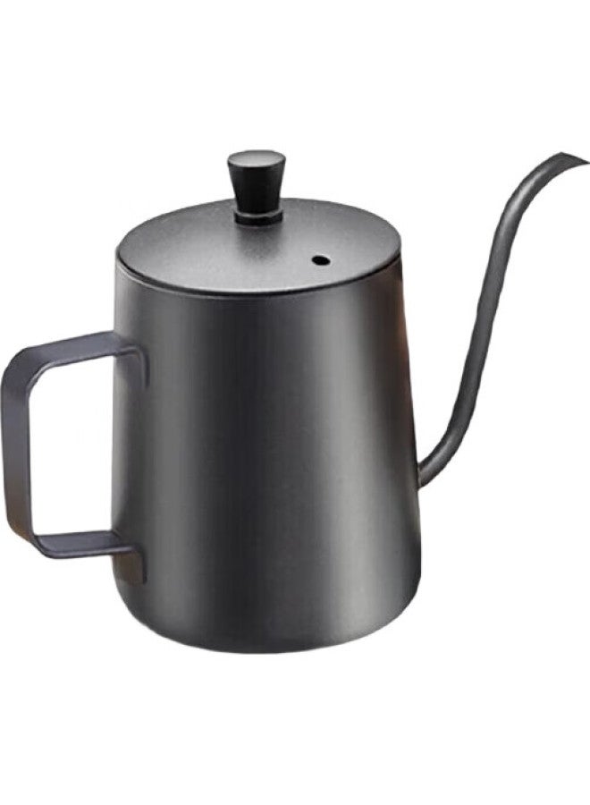 Teotm Pour-Over Kettle With Narrow Spout, Coffee Maker For Home Use, Drip Coffee Kettle, 304 Stainless Steel Pot, Black, 600Ml - Image 2