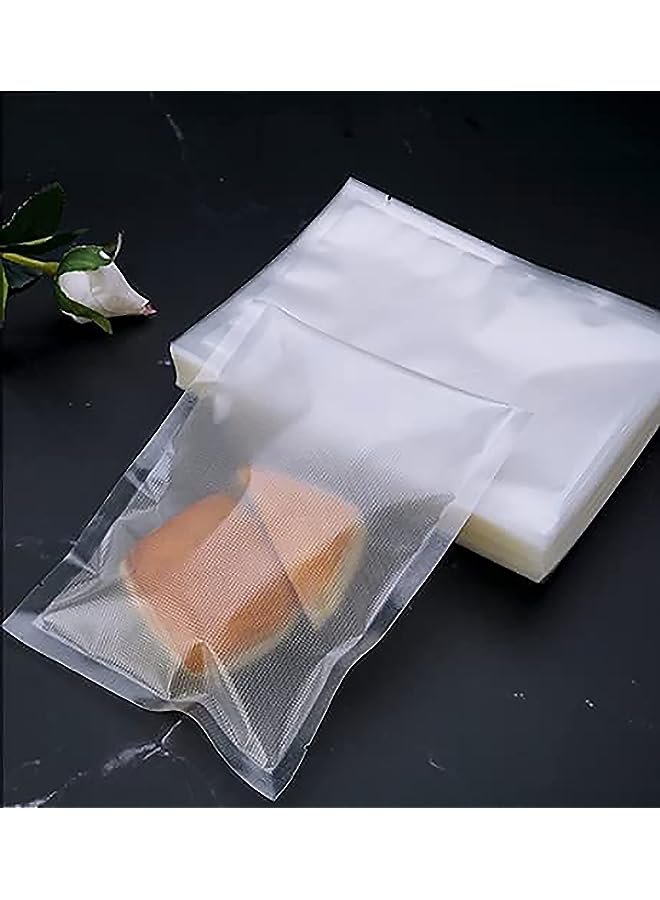 Nyganmelloz Vacuum Sealer Bags (Size 7.8 * 11.8 Inch) - Food Storage Saver Bags, Clear, Sous Vide/Microwaveable/Fridgeable/Keep Fresh  - Image 1