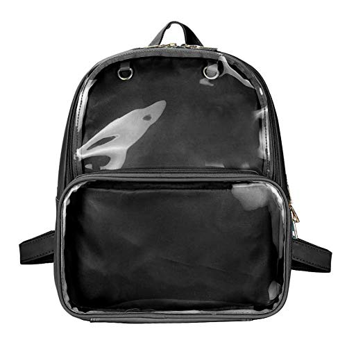 STEAMEDBUN Ita Bag Double Window Candy PU Leather Backpack Kawaii Pins Bag with insert - Image 1