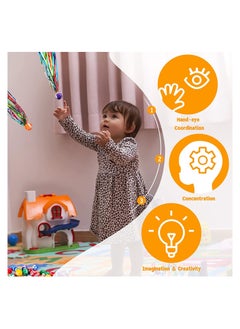SYOSI 50 Pcs Kids Comet Balls Bouncy Balls with Colorful Streamers Mini Rubber Ball for Kids Little Teens Birthday Party Favors Goodie Bag Fillers Assorted Colors  - Image 2