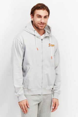 Men Drawstring Long Sleeve Brand Logo Hoodie, Grey - pzsku/Z84A5FA0A154484207CC3Z/45/1746224006/fa1e718a-23c6-4681-8334-24fbaaf22410