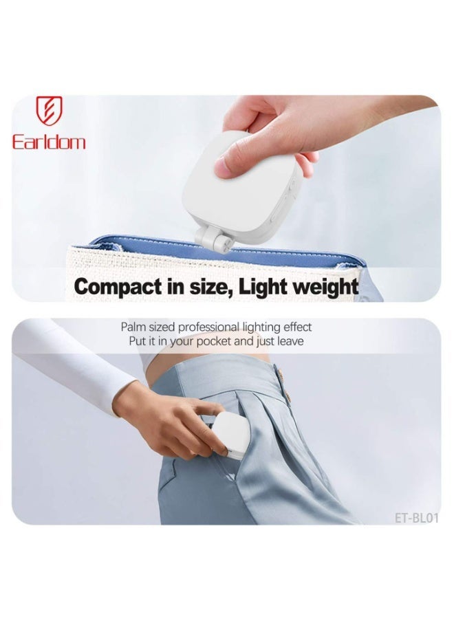 Earldom BL01 MagSafe Universal LED Selfie Light with 360° Rotation & Adjustable Brightness - Image 3
