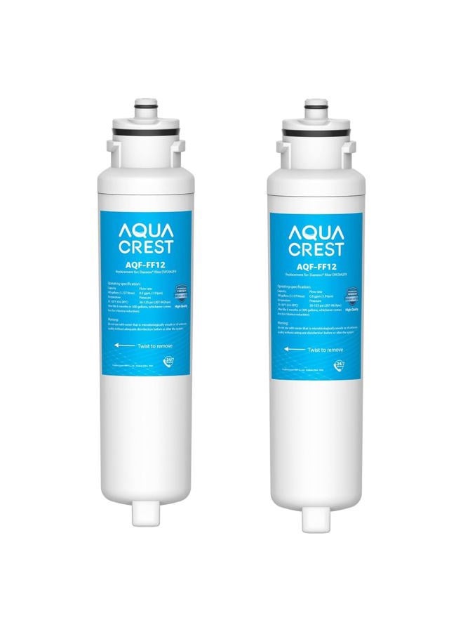 AquaCrest فلتر مياه الثلاجة DW2042FR-09، بديل لدايو DW2042FR، كينمور 46-9130، DW2042FR-09، أكوا كريست DW2042F-09، FRN-Y22D2V، FRN-Y22D2W - Image 1