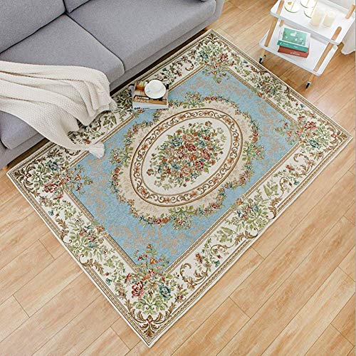 Ukeler Royal Collection New Traditional Oriental Area Rug Carpet (47.2''x71'', Country Blue) - Image 2