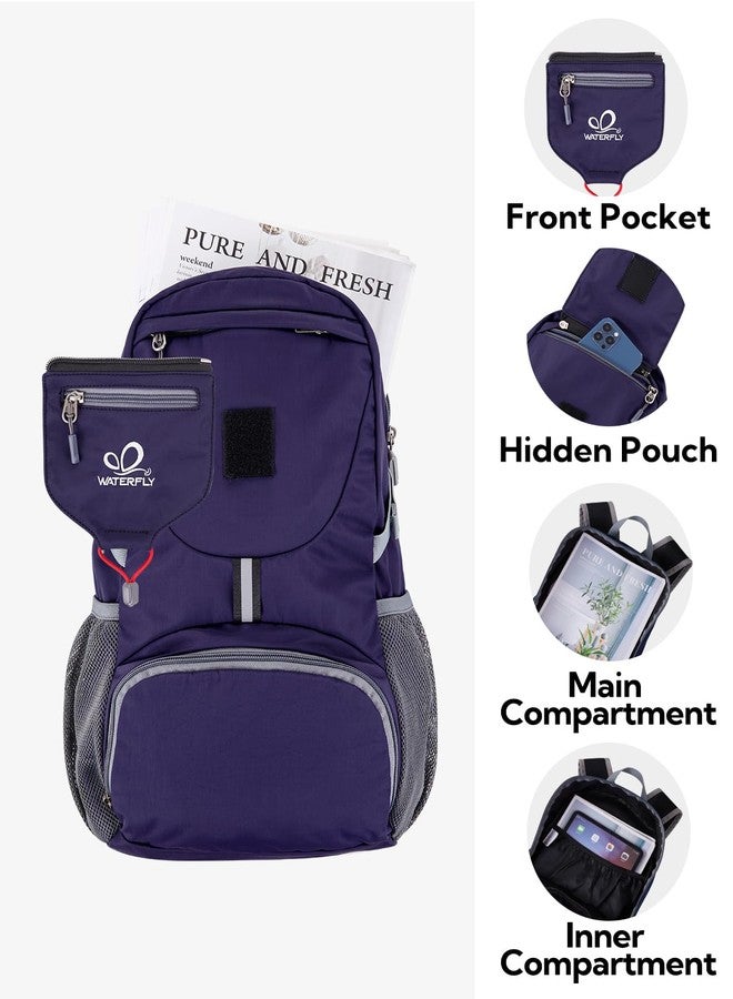 WATERFLY Small Lightweight Packable Backpack: 20l Ultra Light Foldable Travel Hiking Camping Daypack Day Pack for Man Woman - Image 5
