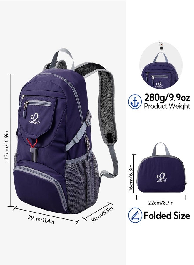 WATERFLY Small Lightweight Packable Backpack: 20l Ultra Light Foldable Travel Hiking Camping Daypack Day Pack for Man Woman - Image 3