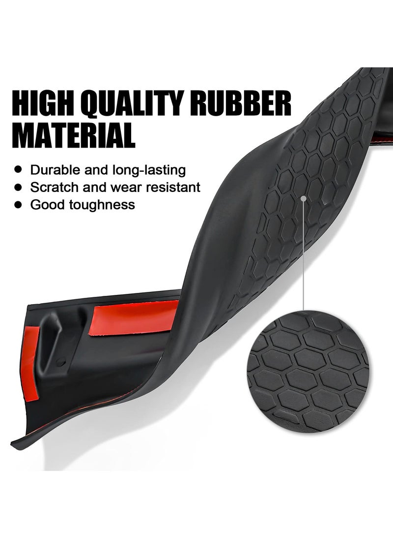 SYOSI Door Sill Guards Kit, All Terrain Entry Guard Kit, Black Rubber Door Entry Guards for 2018-2021 Jeep Wrangler JL JLU Gladiator JT 4-Door Accessories Parts Door Sill Protector Replacement, (4PCS) - Image 3