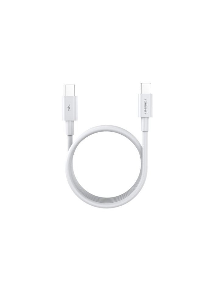 REMAX - Data Cable-Almighty 2 Pd65W Fast Charge Data Cable Rc-198C-White (Cc)White - Image 1