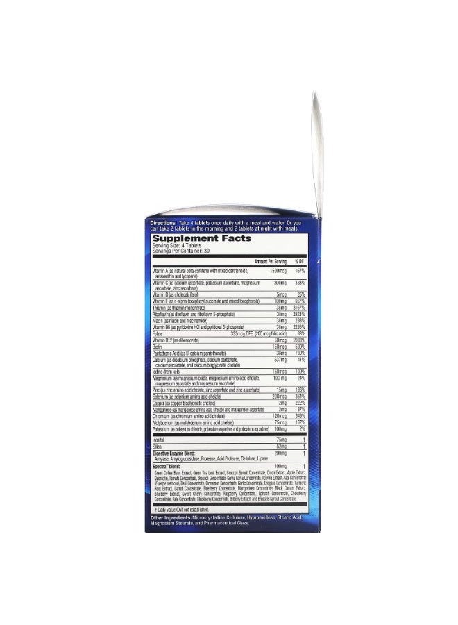 MHP Activite Sport Multivitamin for Athletes | 120 Tabs | Clinically Dosed Antioxidants, 25 Nutrients, Nitric Oxide 60% Boost | Sports Supplement - Image 3