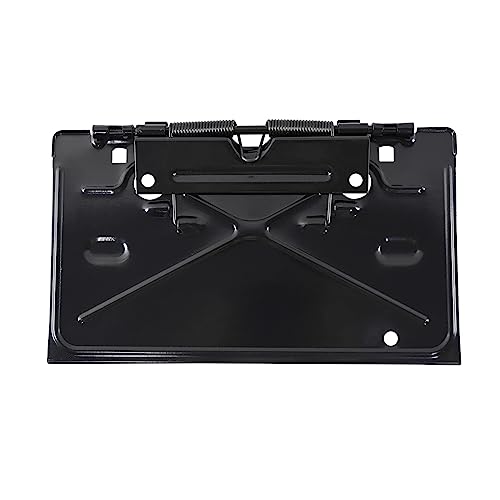 1409KMT License Plate Tag Bracket Rear with Hinge Compatible with 1968-1972 Chevelle Monte Carlo Impala - Rear License Plate Bracket - Image 3
