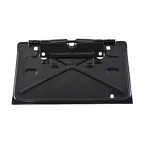 1409KMT License Plate Tag Bracket Rear with Hinge Compatible with 1968-1972 Chevelle Monte Carlo Impala - Rear License Plate Bracket - Image 1